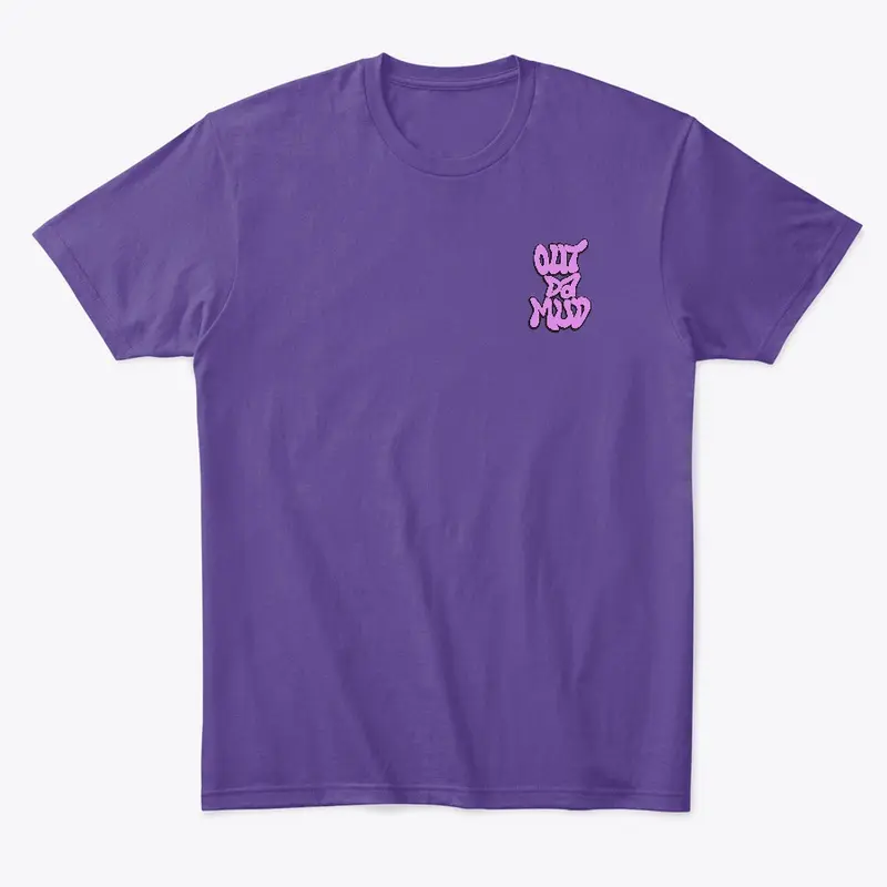 Fuscia Agyo / Out Da Mud logo tee