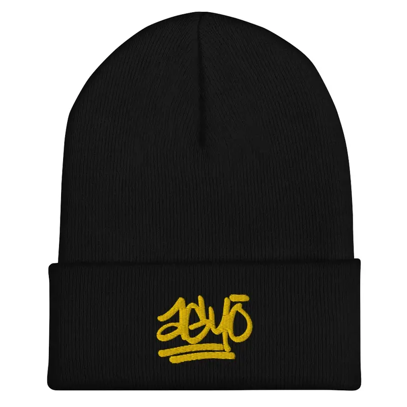 AGYO Gold signature beenie