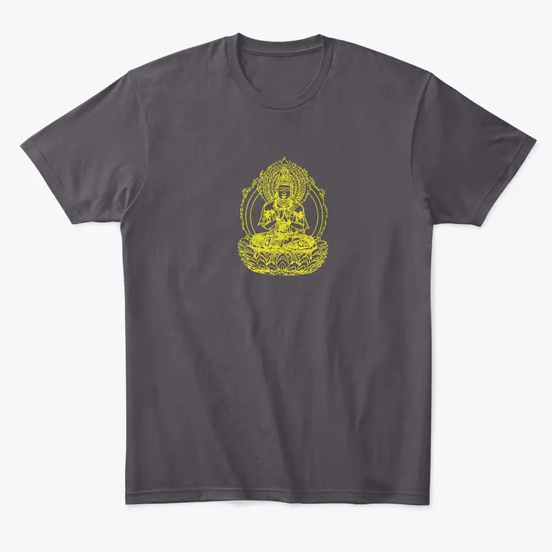 Gold Vairocana big Agyo tee